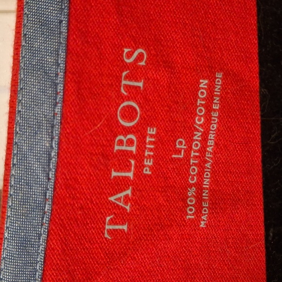 Talbots-Petite Stripe Long Sleeve Top- EUC - Picture 3 of 4